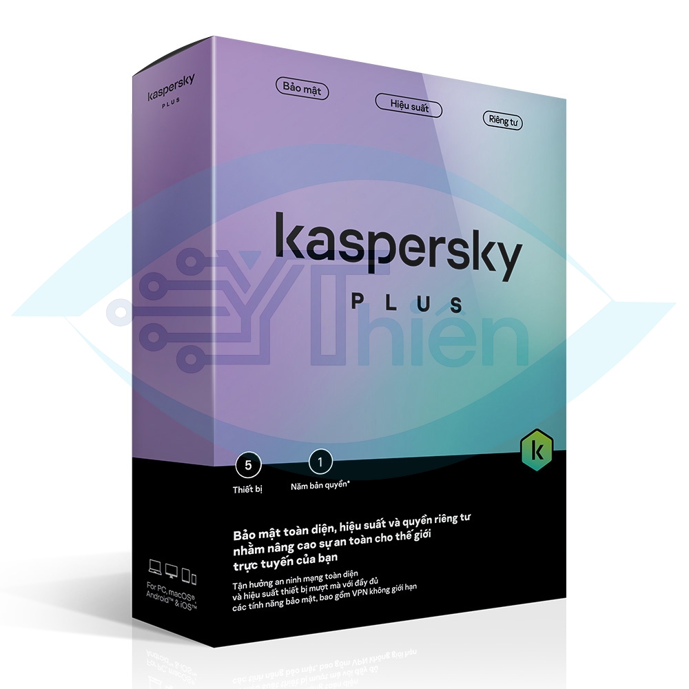 Phần mềm diệt virus Kaspersky Internet Security (5PC/12T)